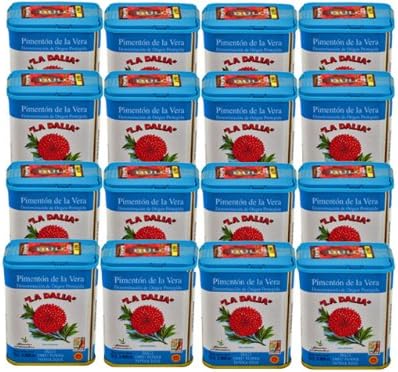 Pimenton de la Vera Dulce DOP (Sweet Smoked Paprika) (Case of 16 - 2.46 Ounce Tins)