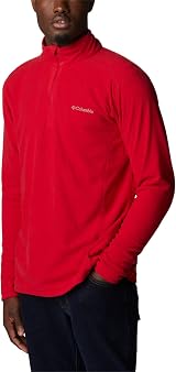 Columbia Klamath Range II Half Zip Sweater Mountain Red 2X Tall view 6