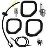 thumbnail interactive-video image 1 of 5x Primer Bulb + Fuel Line Kit – For Hitachi CG22EABSLP CG22EADSLP Trimmer 1 of 4