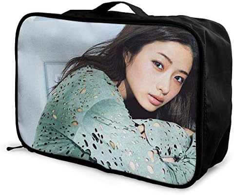 石原さとみ 写真 旅行用トロリーバッグ 軽量 ポータブル荷物バッグ 衣類収納ケース キャリーケース 固定 出張パッキング 大容量 トラベルバッグ ボストンバッグ キャリーオンバッグ 旅行用サブバッグ Teamdriven Us