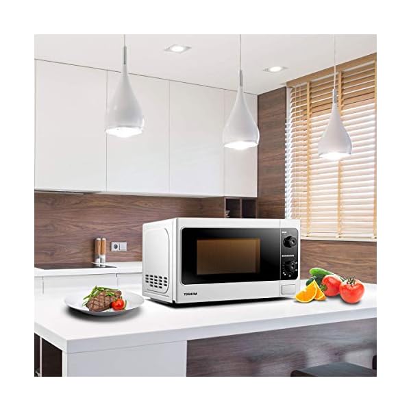 Toshiba-800-w-20-L-Microwave-Oven-with-Function-Defrost-and-5-Power-Levels-Stylish-Design--White-MM-MM20PWH Toshiba 800w 20L Microwave Oven with Function Defrost and 5 Power Levels, Stylish Design – White - MM-MM20P(WH)