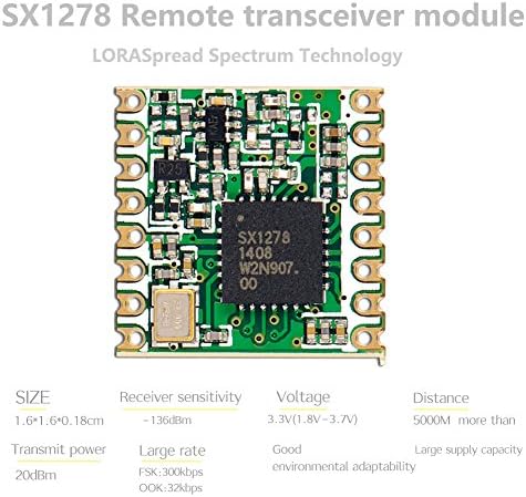 JAMOR 5000M Long distance anti-jamming wireless transceiver module 433M LORA spread spectrum Internet of things module SX1278 (1)