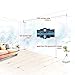 VASTING ART 5-Panel 100% Hand-Painted Oil Paintings Landscape Seascape Blue Night Moon Sea Modern Abstract Artwork Stretched Wood Framed Ready To Hang Home Decoration Wall Decor Living Bedroom Dark