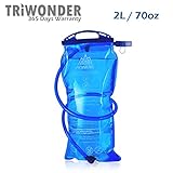 TRIWONDER 1.5-2-3L BPA Free Hydration Bladder Water Reservoir for Cycling Hiking Camping Backpack