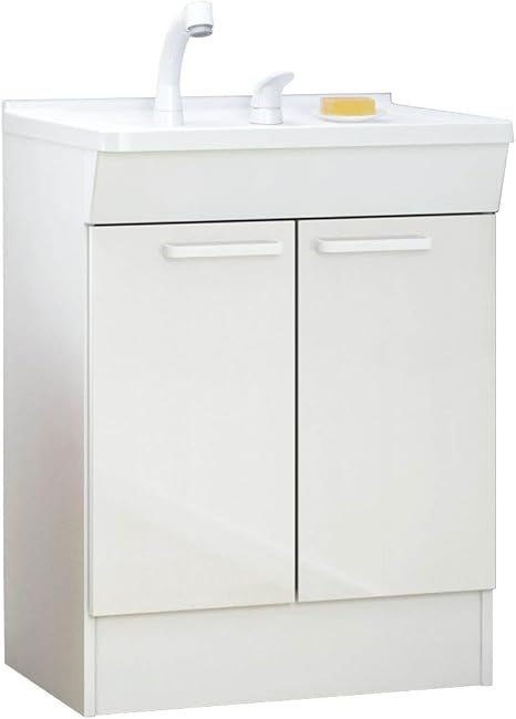 Amazon Toto 洗面化粧台 Kcシリーズ 間口600 2枚扉 シンシアホワイト Ldcl060bagen1b Diy 工具 ガーデン
