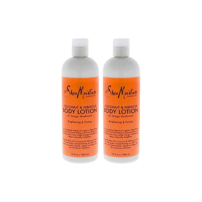 shea moisture coconut and hibiscus brightening and toning soap