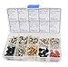 Kalanution 250pcs Personal Computer Screws & Standoffs Set Assortment Kit for Mother Board, Computer PC Spacer Screws Assortment Kit for Hard Drive Computer Case Motherboard fan power graphics primary