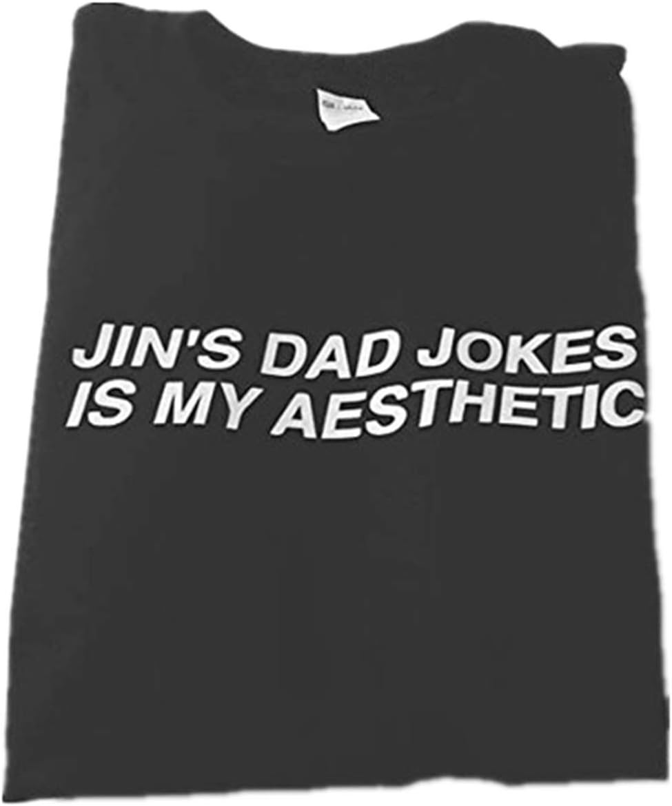 Jin's Dad Jokes is My Aesthetic Korean Tops T-Shirt