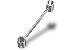 Nayoto Double Head Door Hinge Adjustment Tool, Door Hinge Tool Labor Saving, Door Adjustment Tool is Suitable for Fireproof Door, Anti-Theft Door (14 mm-18 mm)