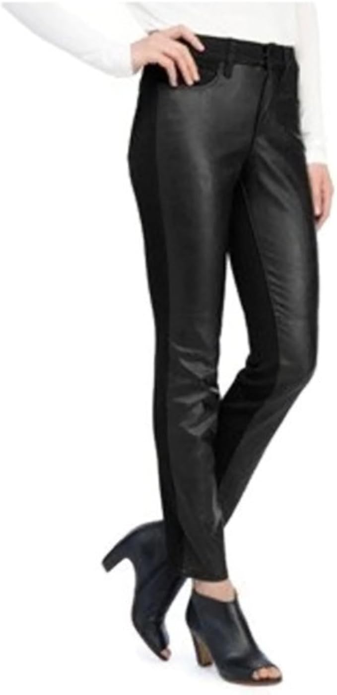 nydj faux leather leggings