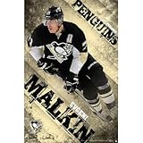 Evgeni Malkin Pittsburgh Penguins Poster 22 x 34in