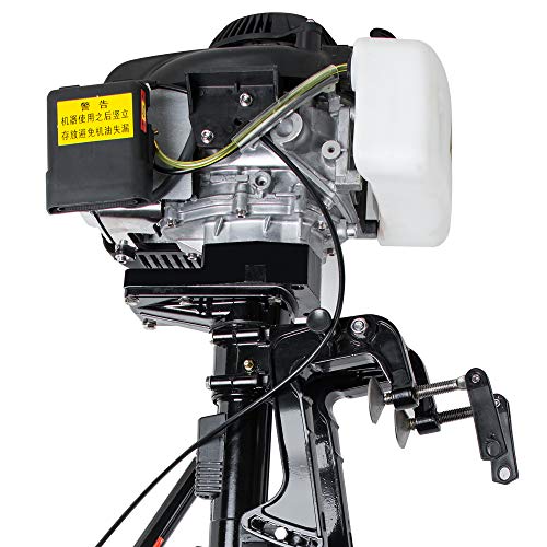 Enshey 3.6HP Outboard Motor 4 Stroke Inflatable 55CC Fishing Boat