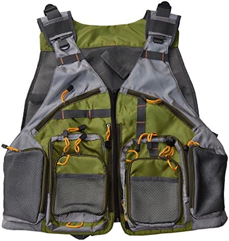 Fly Fishing Vest and Backpack for Anglers Mesh Adjustable,Mesh Fishing Vest Multi Pockets Photography Outdoor Jacket