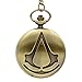 Ddjbdb Quartz Mens Pocket Watch 35CM Fob Chain for Mens with Box, I Love You Till The End of Time Silver