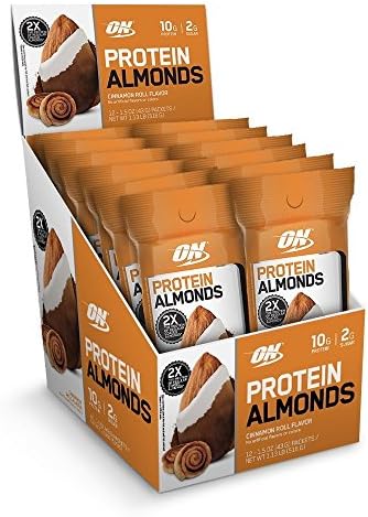 Optimum Nutrition Protein Almonds Chocolate Covered Variety Pack (Cinnamon Roll)