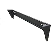 Mofangtech 1U 19 Inches Cold Rolled Steel Wall Mountable Simple Vertical Rack and Networking Euipment Rack Including Hardware for Assembly (1U)