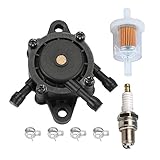 Hipa 16700-Z0J-003 Fuel Pump with Fuel Filter for Honda EB11000 EN2000 EN2500 Generator GC135 GC160 GC190 GX610 GX620 GX670 GXV530 GXV610 GXV620 GXV670 Engine