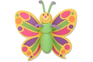 Tenna Tops Car Antenna Topper/Auto Mirror Dangler/Cute Dashboard Accessory (Butterfly) (Quantity 2 Pack)