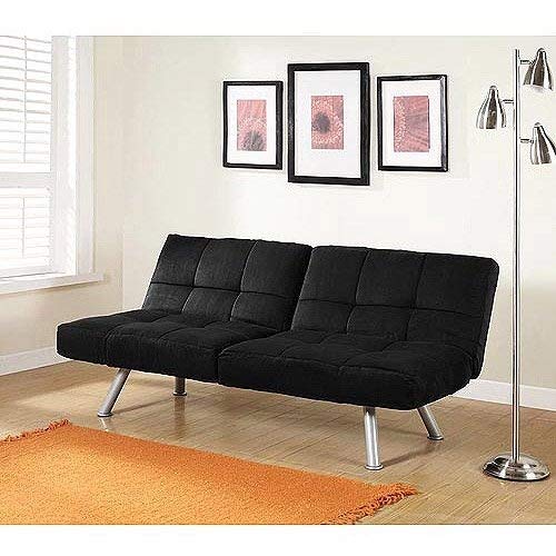 `Mainstays Contempo Futon Sofa Bed Black - Thumbnail 6