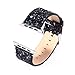 Huanxi Apple Watch Bands,Sports Watch Band,iwatch Band 42mm Luxury Leather Replacement Band/Strap for Apple iWatch Series 1 &2&3 Edition Versions 2015 2016(Black)