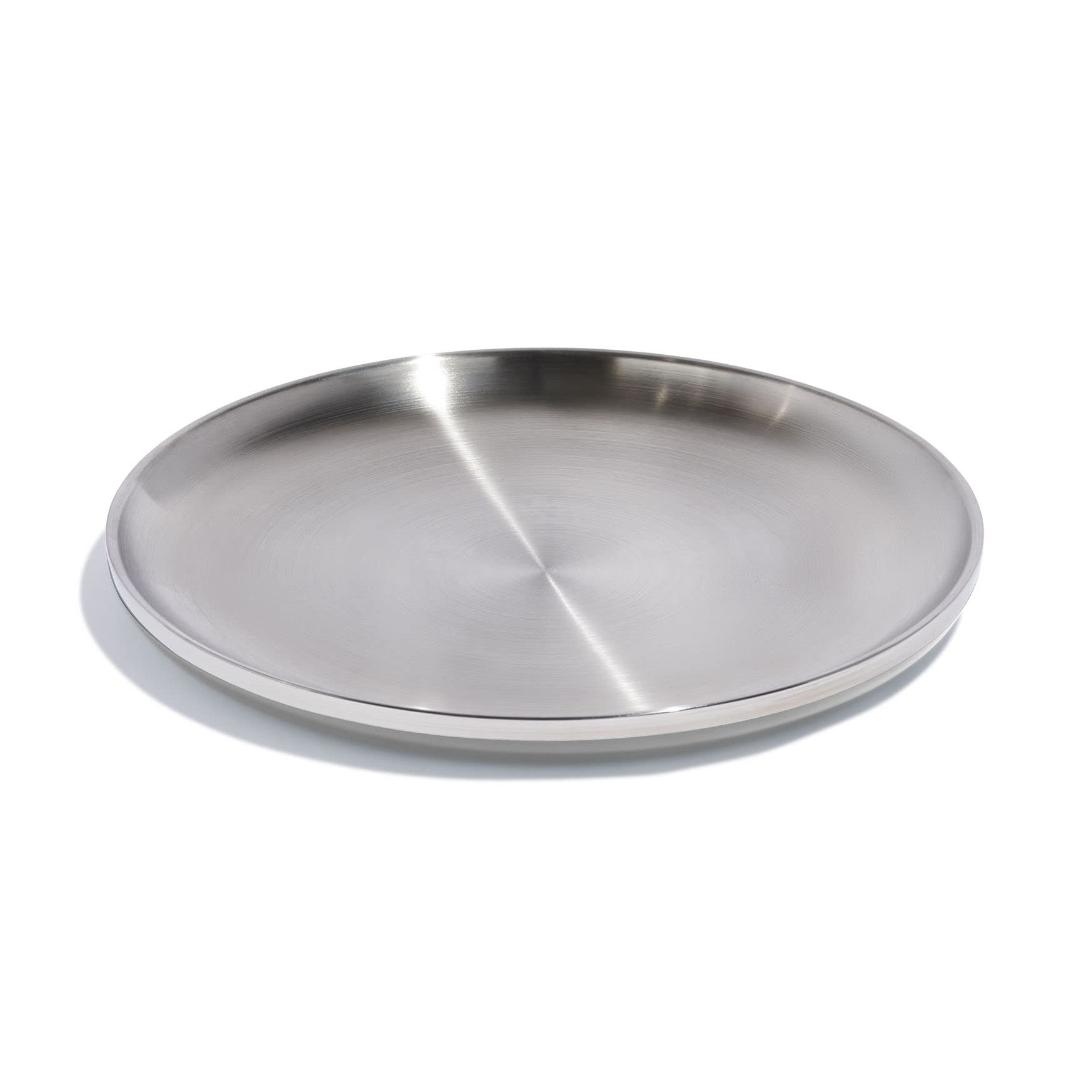 HYDRO FLASK - Stainless Steel Outdoor 10 Inch (25,4 cm) Dinner Plate - Double Wall Insulation and Powder Coat - Stackable and Portable Camping Tableware - BPA-Free - Dishwasher Safe - Birch