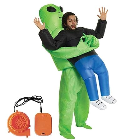 Aufblasbares Kostüm für Unisex Alien Cosplay-Kostüm Requisiten Aufblasbare Halloween Kleidung Walking Show Lustige Show-Requi