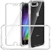 ivencase iPhone 8 Plus Case Cover + [2 Pack] 9H Hardness HD Tempered Glass Screen Protector for iPhone 7 Plus Case, Bumper Soft Crystal Clear Silicone Shockproof TPU Cover Case iPhone 8 Plus -5.5inch