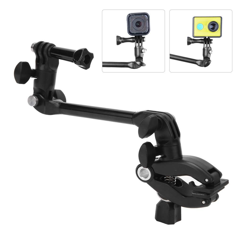Jam Adjustable Clamp Mount, 360° Rotating Bracket Fixed Clip for, Guitar Shaft, Drum Ring, Keyboard, Brass Instrument, Microphone Holder