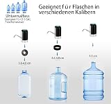 KAVAVO Water Bottle Pump USB Rechargeable Dispenser Auto Switch 2 Adapters view 2
