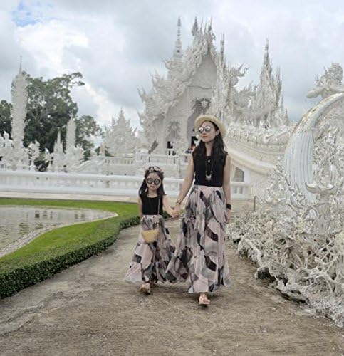 &zhou Family Clothes Mother Daughter Dress Beach vacation long dress