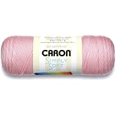 Caron Simply Soft Yarn, Soft Pink