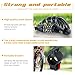 Go Pal L01 Bike Lock 4 Feet Basic Self Coiling Bicycle Cable Lock 5-Digit Combination Lock core with Complimentary Mounting Bracket, Black
