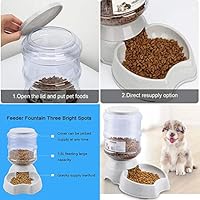 Mumoo Bear Automatic Cat Feeder And 1 Gal Pet Automatic Feeder