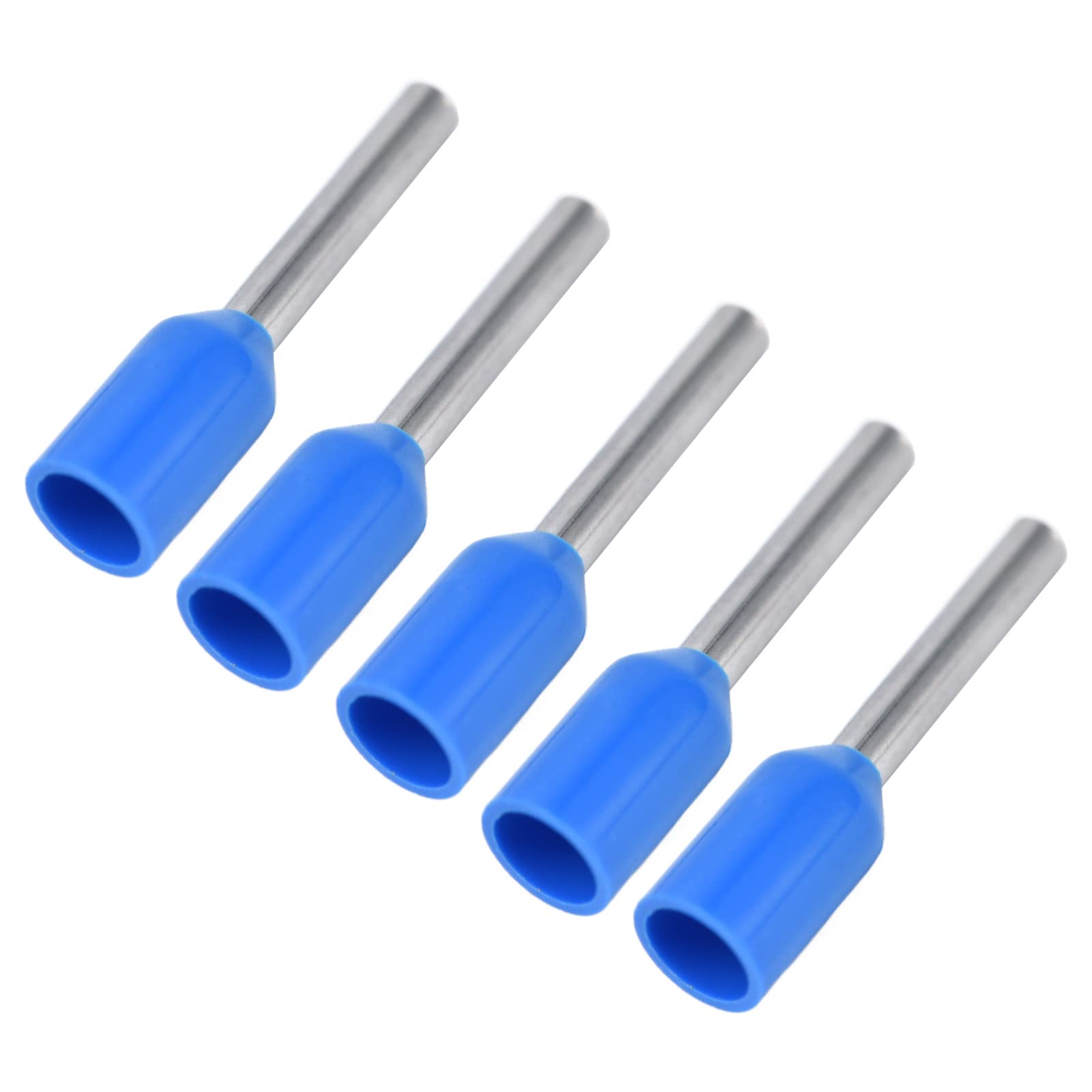 Yosoo 1000pcs Blue Insulated Ferrules, 20AWG 0.75mm² Crimp Pin Terminals, Ferrule Terminals, Copper + PVC, ELECTRONIC_COMPONENT_TERMINAL