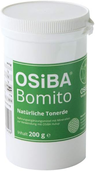 Osiba, Bomito natural clay to regulate the acid-base balance, 200 g tin