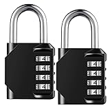Combination Lock Resettable 4 Digit Padlock with