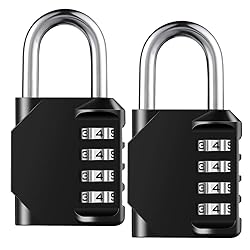 Combination Lock Resettable 4 Digit Padlock with