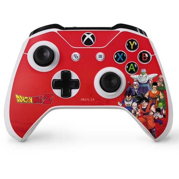 Skinit Decal Gaming Skin Compatible with Xbox One S Controller - Officially Licensed Dragon Ball Z Group Design