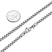 FOSIR 2-4MM Mens Womens Stainless Steel Silver Rolo Cable Chain Necklace 18-36 Inch