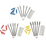 Yakamoz Pack of 15 Blade for Cutting Plotter Vinyl Cutter Graphtec CB09 Cameo Craft ROBO Pro with Springs, 30/45/60 Degree