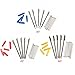 Yakamoz Pack of 15 Blade for Cutting Plotter Vinyl Cutter Graphtec CB09 Cameo Craft ROBO Pro with Springs, 30/45/60 Degree