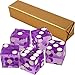 Trademark Poker 19mm A Grade Serialized Set of Casino Dice (Purple)