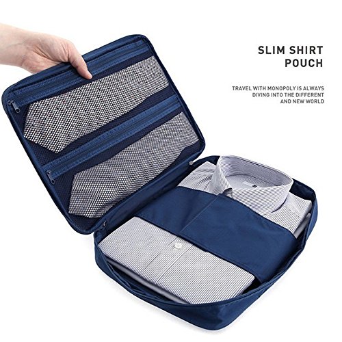Multi-function Shirt Packing Organizer Travel Tie Storage Luggage waterproof Bag for Men - Thumbnail 7