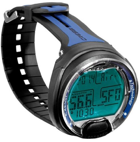 Cressi leonardo dive computer watch -wrist (black / blu…