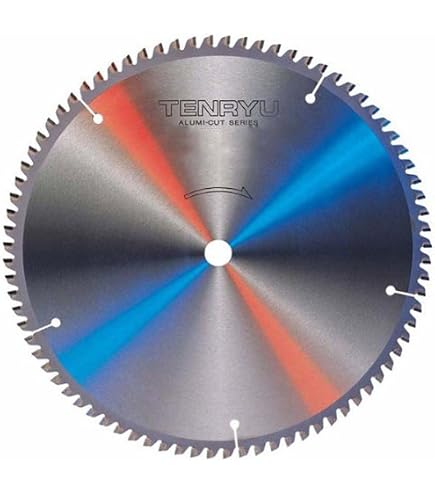 10" Miter Saw Blade – 80-Tooth, 5/8" Arbor, Negative Hook Angle, TCT Fine Finish – For Sliding Compound & Radial Arm Saws, 6000 RPM
