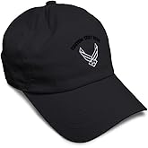 Speedy Pros Soft Baseball Hat Embroidered Dad Hat Air Force Emblem Embroidery Men & Ladies Baseball Cap Cotton