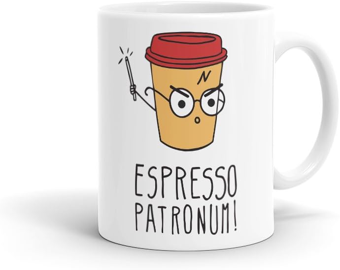 Block 5 Ceramic Patronum Coffee Mug - Multicolour, 325 ml