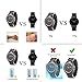 MUJUZE Wood Watch,BIOSTON Natural Handmade 47.5mm Size Sandalwood Quartz Wooden Wrist Watches Men with Luminous Pointer
