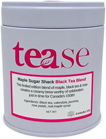 Maple Sugar Shack by Tease Tea - 2oz Tin of Maple Infused Black Tea