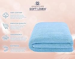 American Soft Linen Oversized Bath Sheet